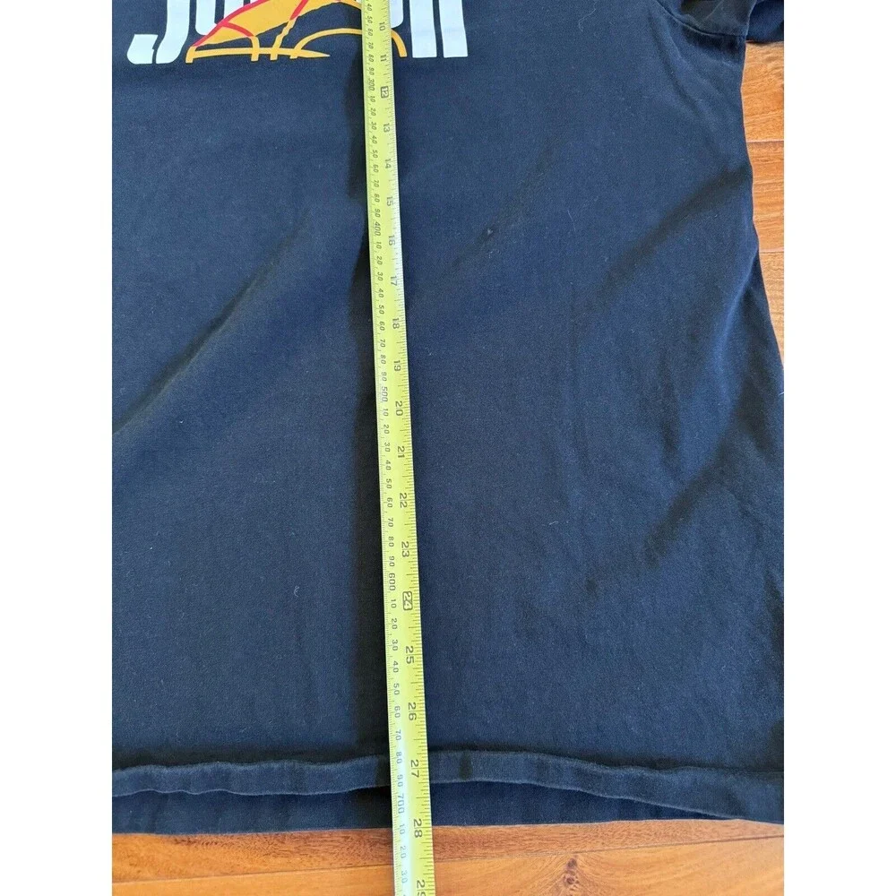 Jordan Long Sleeve Tee MJ Sports DNA Crewneck Graphic T Shirt Black Mens Size L - Picture 9 of 9